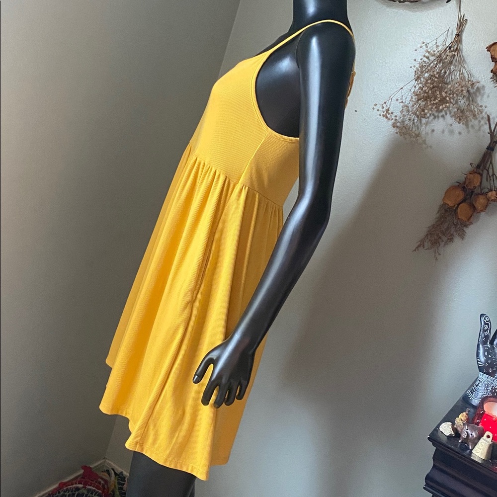 Wild Fable Mustard Ribbed Dress - Picture 5 of 12